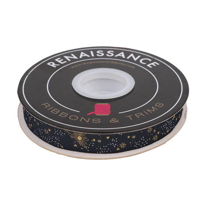 Cosmos - 5/8" bredde - Bedste af Sarah Watts - 15 Yard Spole for engroshandel hos Renaissance Ribbons