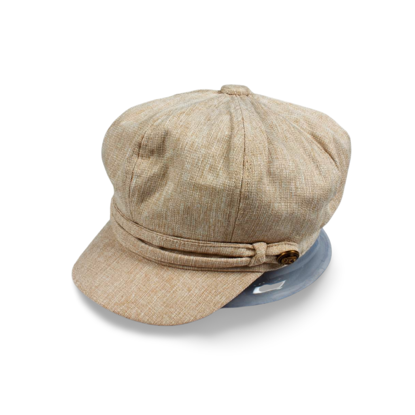 David And Young - Wholesale Newsboy/Schoolboy Hat - Women's - Linen Cabbie Hat with Self Band2