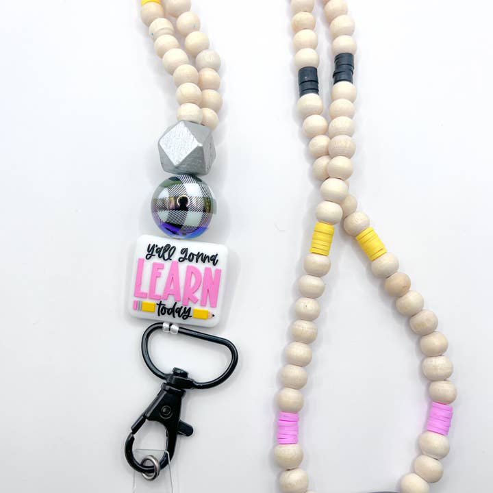 TrendyKeys - Vente Lanière – femme - Cordon perlé en bois avec accents en silicone3