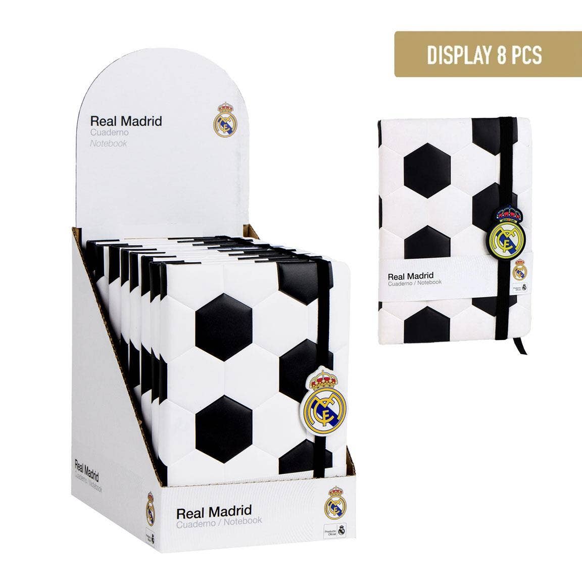 Mastoys, S.L. - Wholesale Stationery/Notecard Set - REAL MADRID PADDED NOTEBOOK - 27000020470