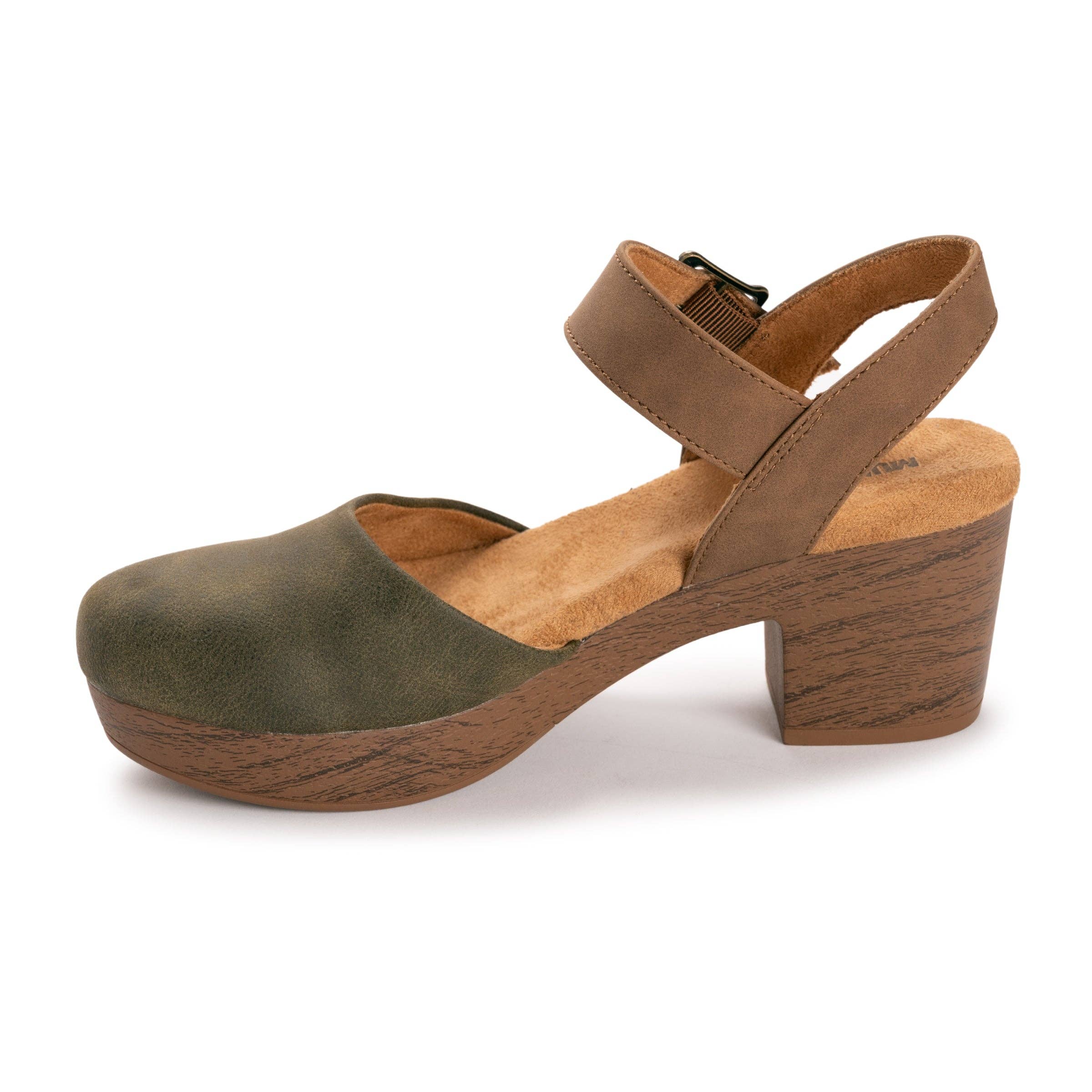 Muk Luks - Wholesale Sandals - Women's - MUK LUKS Women's Merritt Closed Toe Quarter Strap Shoe7