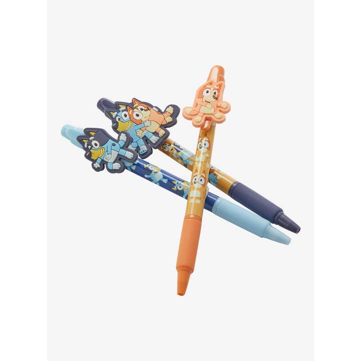 The Zoofy Group , LLC - Wholesale Pen - BLUEY 3 PACK PENS