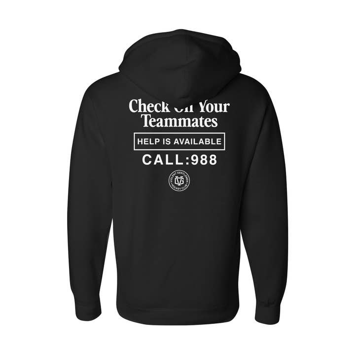 Check On Your Teammates 24 Pullover Hood for wholesale by Violent Gentlemen