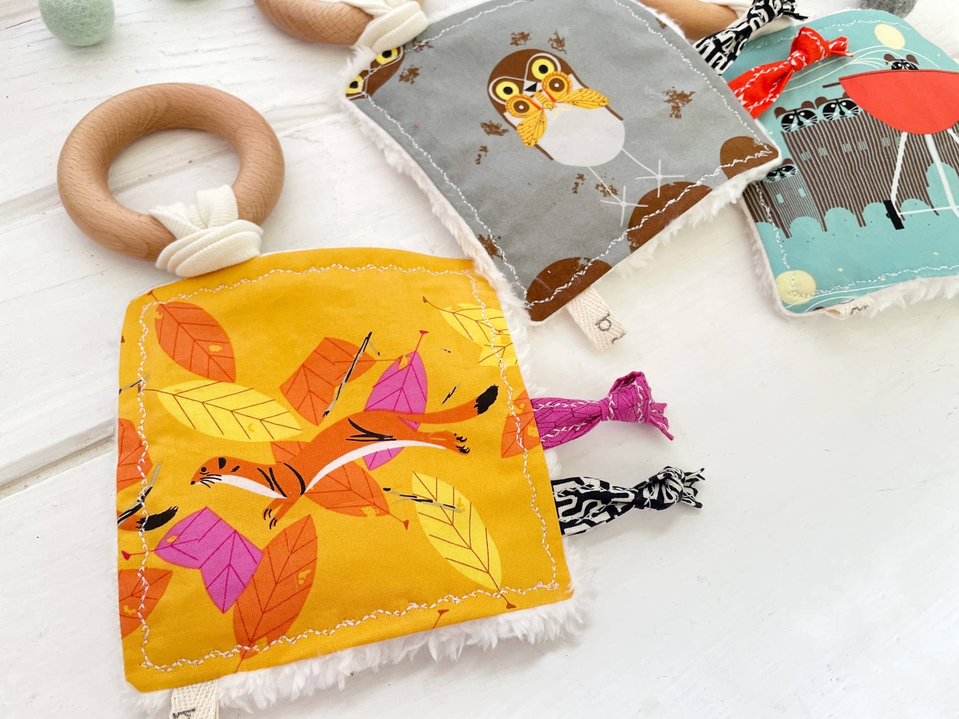 The Bird & Elephant – Engroshandel Knitrende legetøj med mærker - Baby – Crinkle Baby Legetøj, Charley Harper Critters9