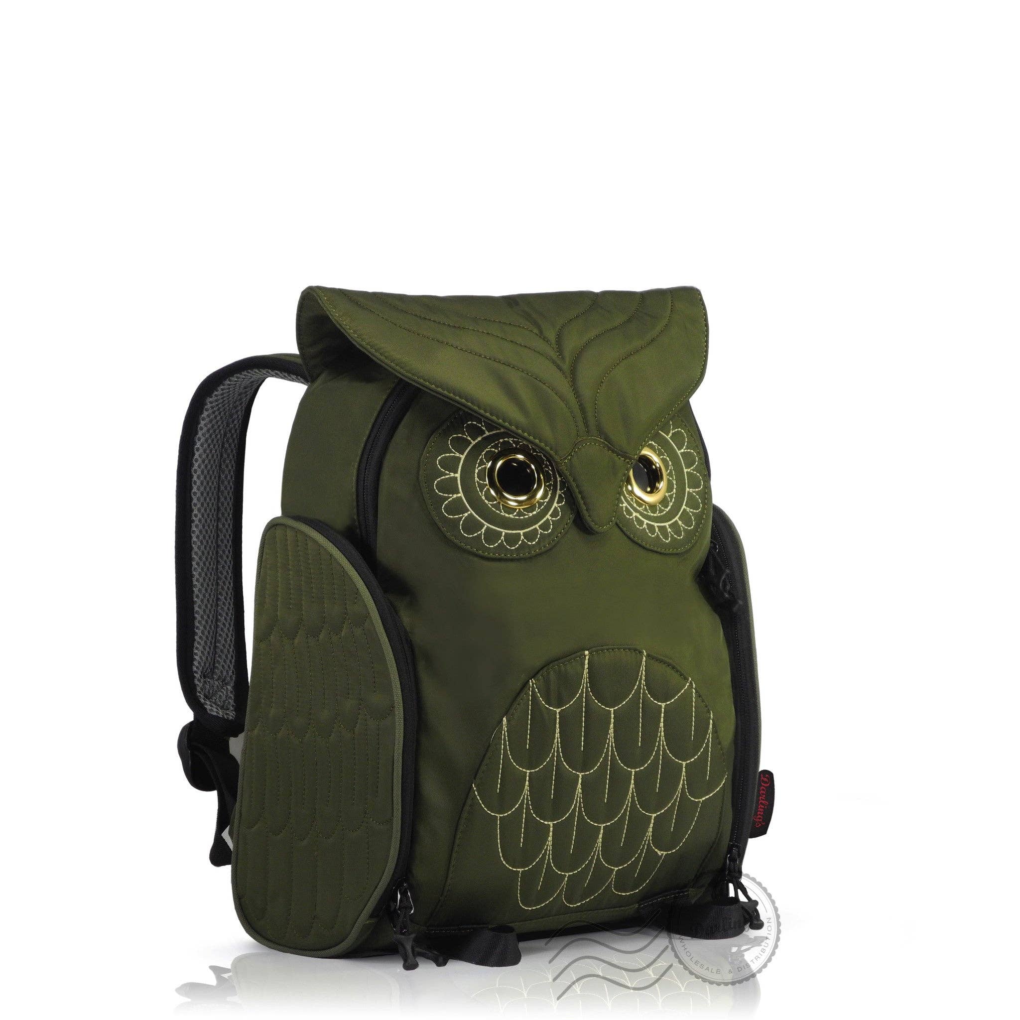 Darling's Canada - Wholesale Backpack - Unisex - BN355 - Original Owl Backpack - Medium Large - 6 Colors9