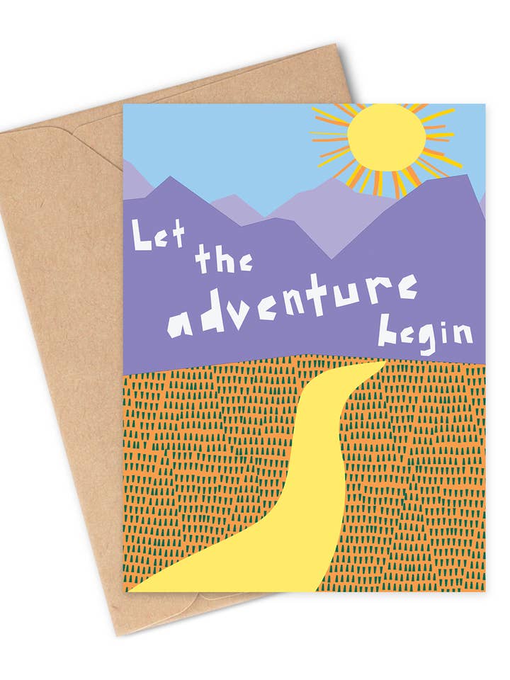 LAD EVENTYRET BEGYNDE Hilsen Kort for engroshandel hos Two Brides Presents