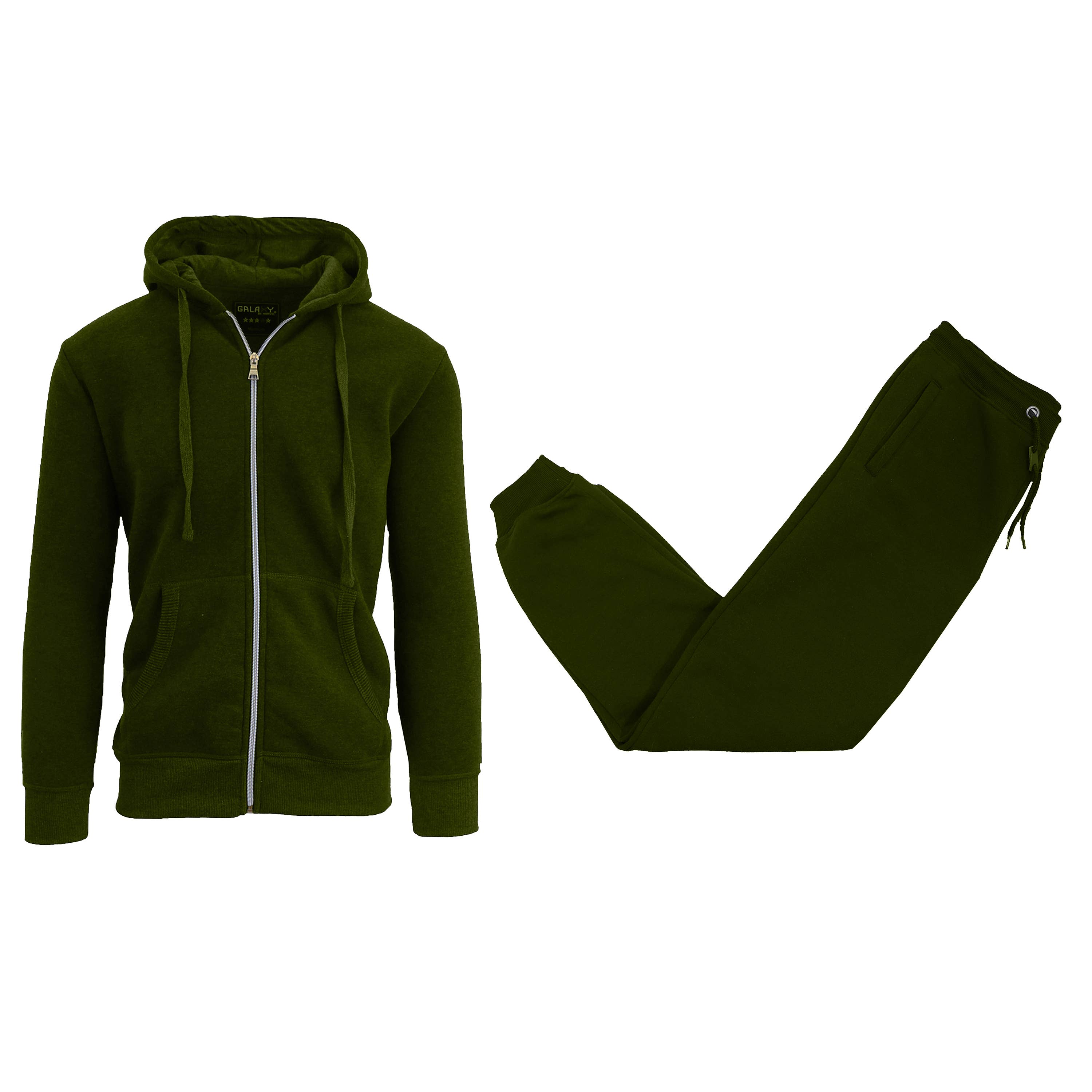 Galaxy By Harvic - Wholesale Top & Pant Set - Kids - GBH Boy's Fleece-Lined Hoodie & Jogger 2-Piece Set (4-20)5