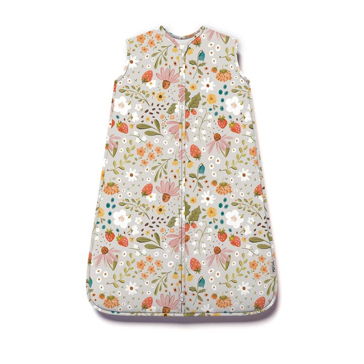Milk Snob - Wholesale Sleepsack - Baby - Strawberry Fields Baby Sleep Bag - 1.0 TOG0