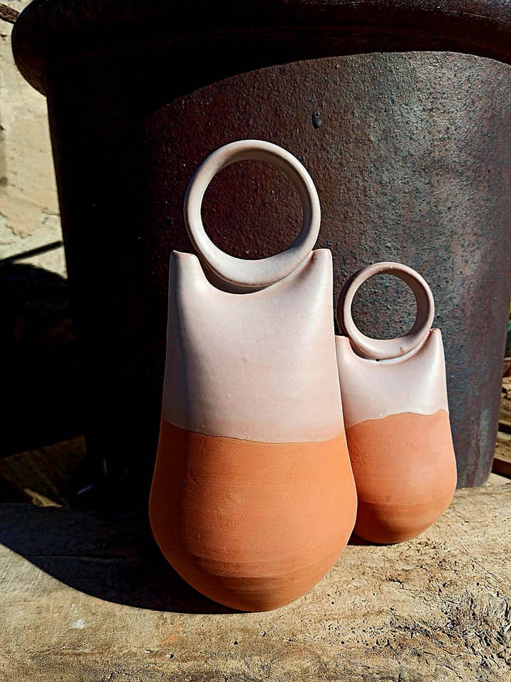 Vase à créoles traditionnel. pour la vente par Cerámica Roca Caus