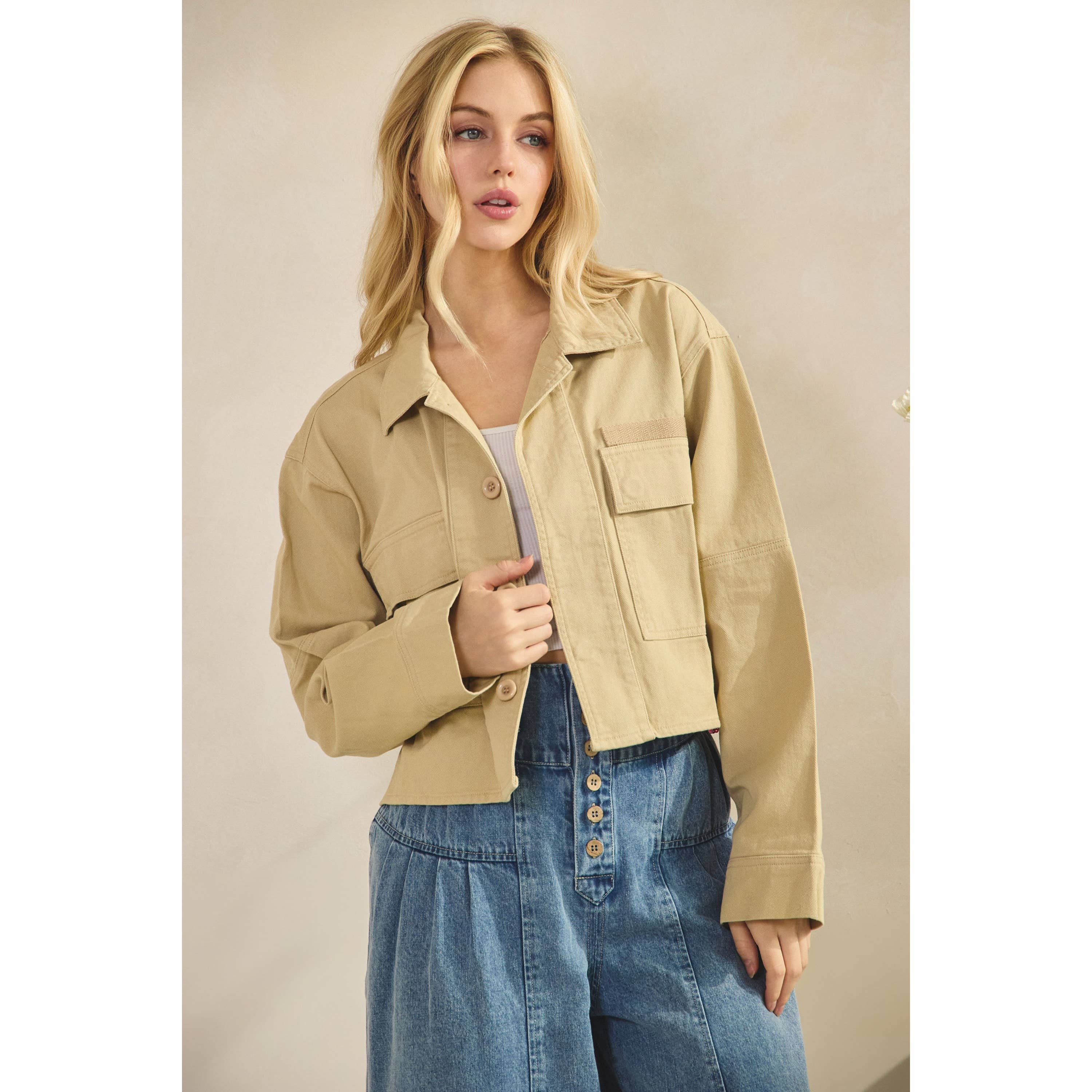 Veveret – Blusão - Mulher por atacado – Casaco com Contraste de Lantejoulas1