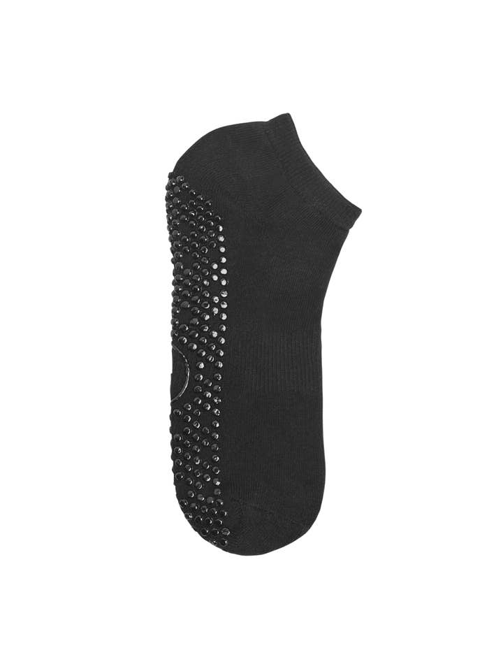 MoveActive - Wholesale Socks – Women's - Classic Low Rise Grip Socks - Classic Black1