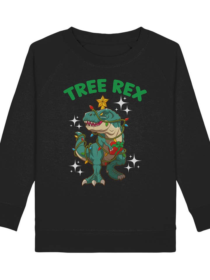 Weihnachtsbaum Dinosaurier Trex Dino Weihnachten Sweatshirt für den Großhandel von Tigerlino®