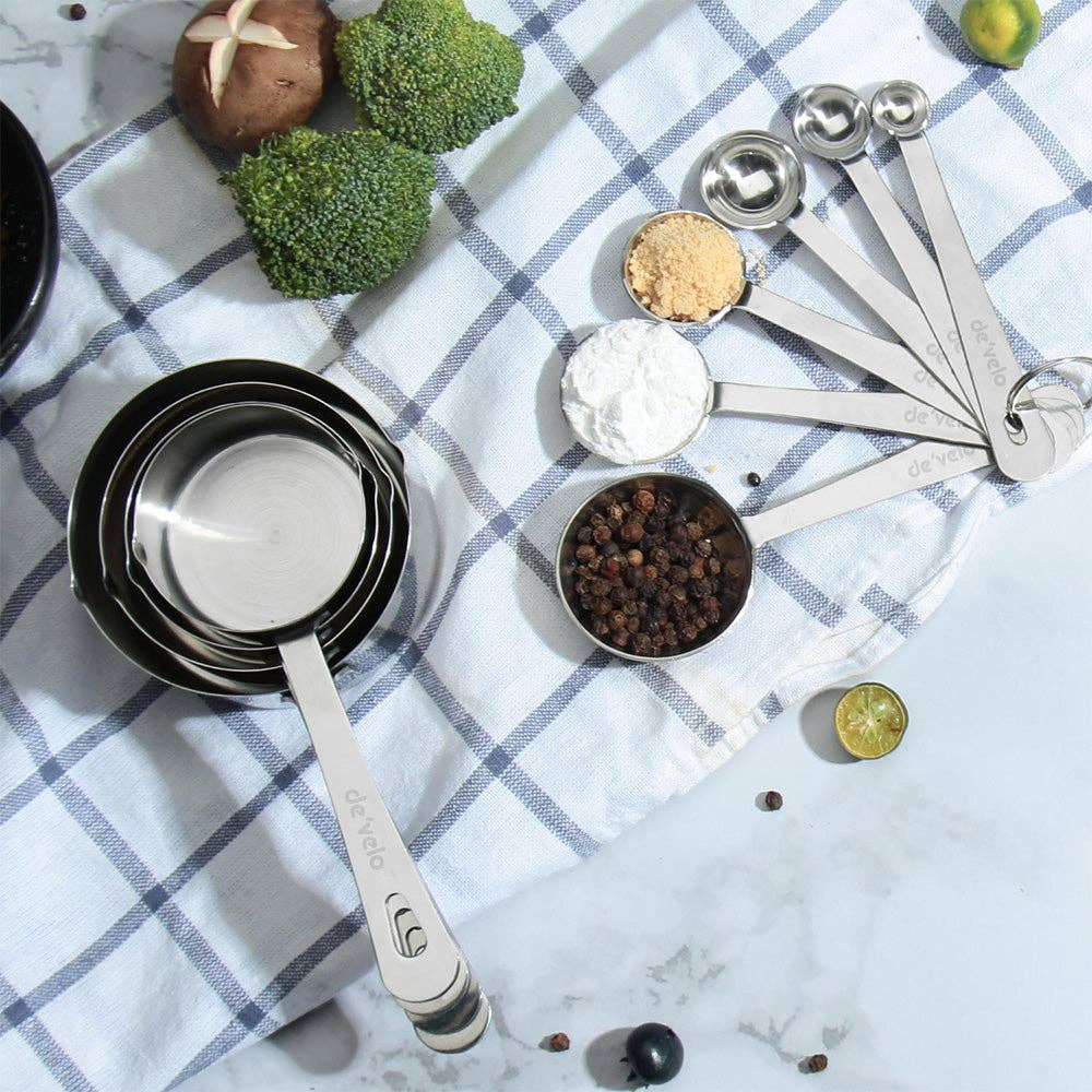 DE'VELO INC. – wholesale Måttbägare – Måttsats med koppar och skedar4