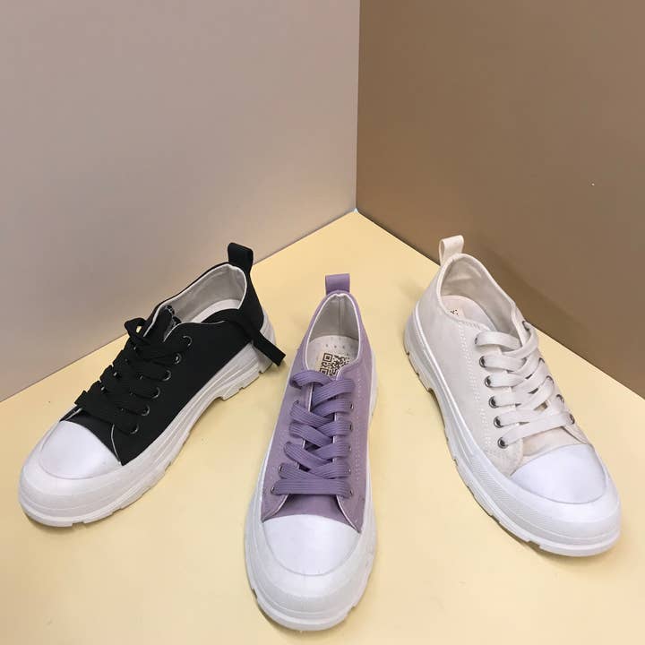 Top Staka - Wholesale Lifestyle trainers – Women′s - 216 Top staka women platform canvas shoes2