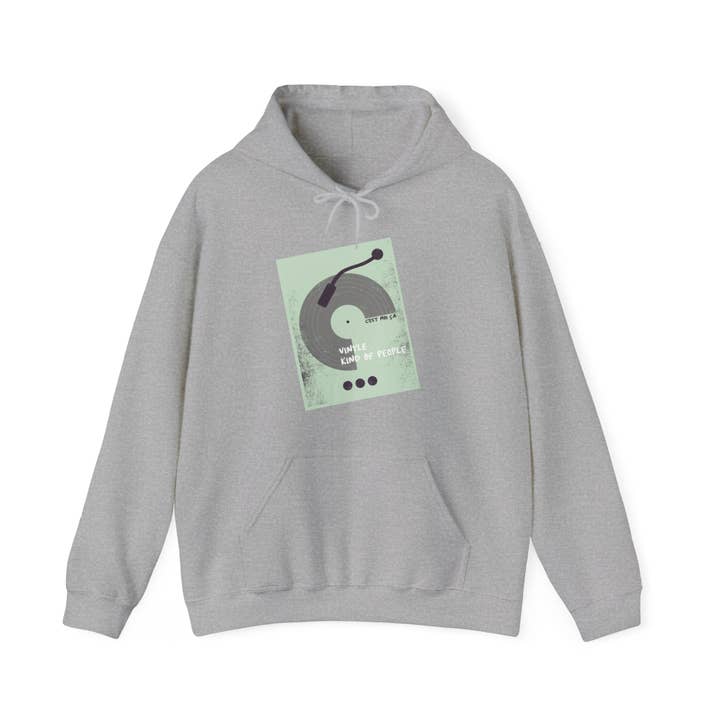 Hoodie Coton Ouaté - VINYLE for wholesale by State of Mind Brand