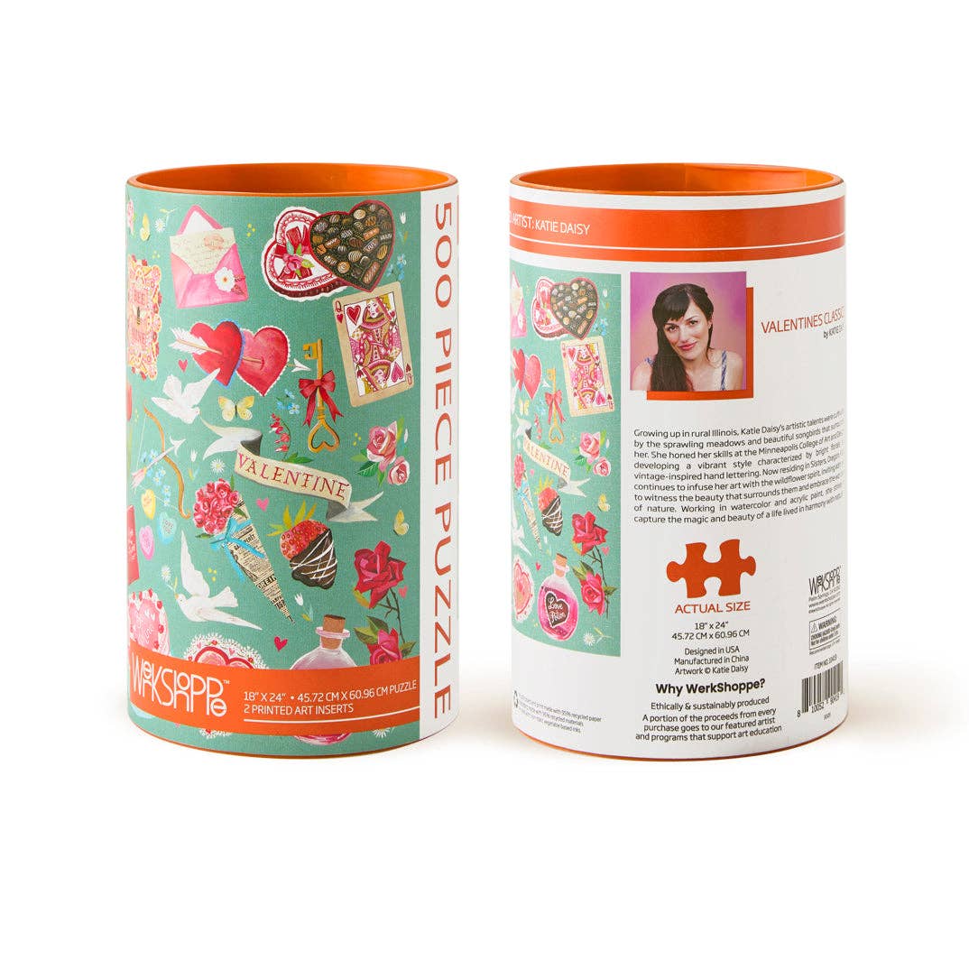 WerkShoppe - Wholesale Puzzle - Adult - Valentines Classics 500 Piece Puzzle  | Valentine's Day2