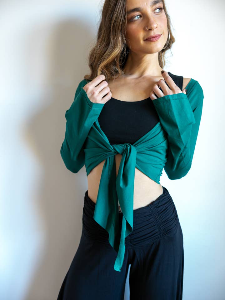 Paramita Designs - Venta al por mayor Chaqueta - Mujer - Mini chaqueta de ballet con envoltura de yoga