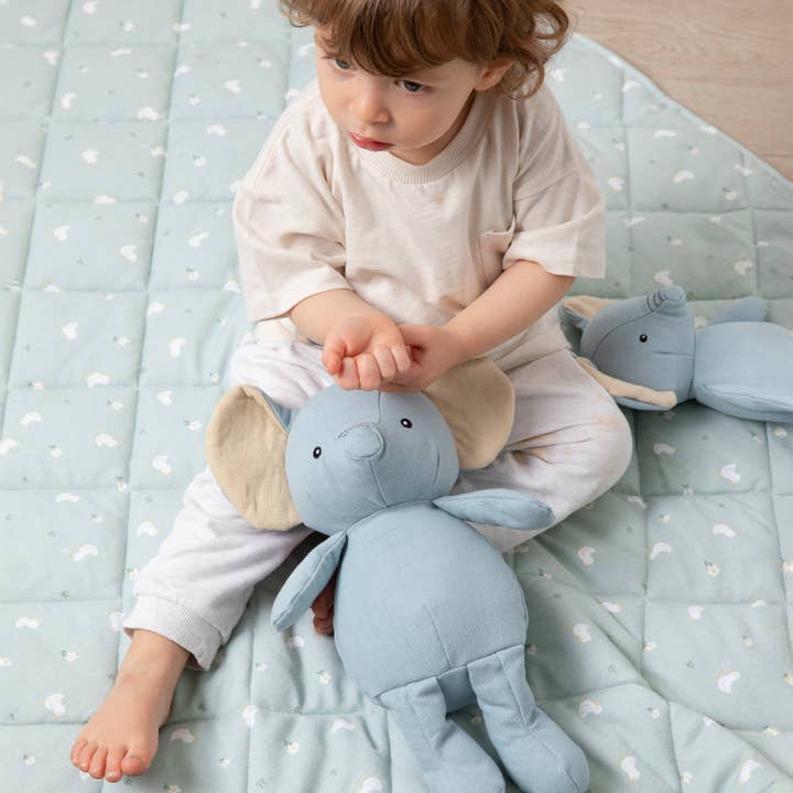Living Textiles - Wholesale Stuffed/plush toy – Kids & baby - Linen Animal - Eddie the Elephant - Large5