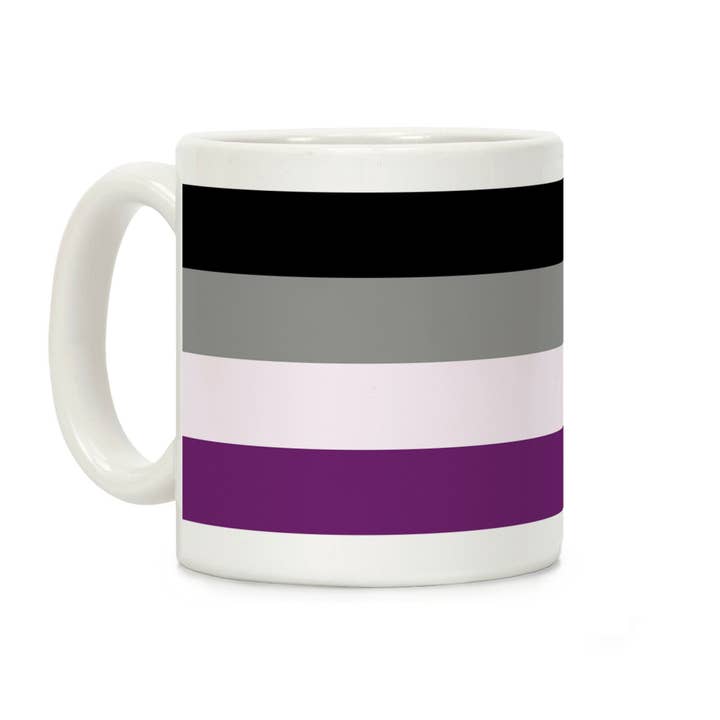 Aseksuel Pride Flag Kaffekrus for engroshandel hos LookHUMAN