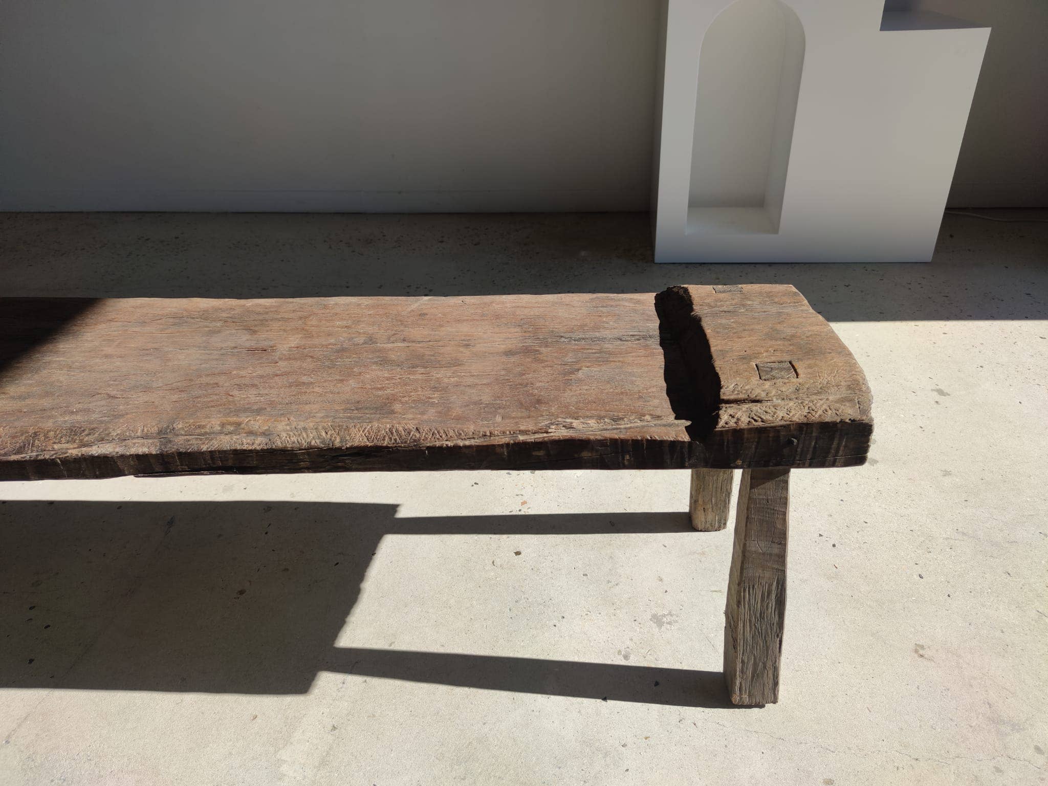 Office Objets - Wholesale Bench - Very large antique teak bench H:50cm L:2m0622