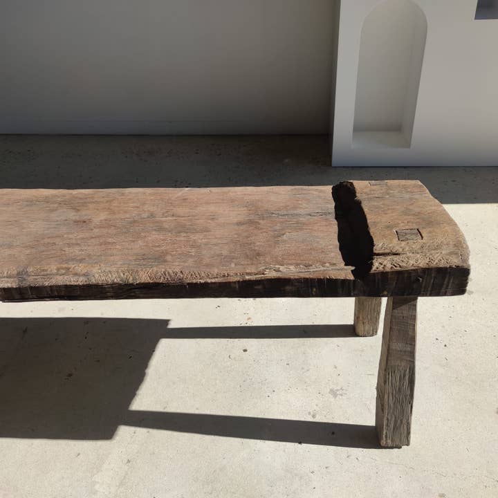 Office Objets - Wholesale Bench - Very large antique teak bench H:50cm L:2m0622