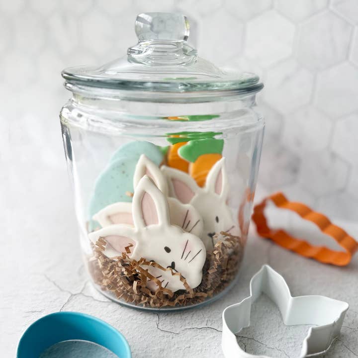 R&M International - Wholesale Cookie Cutter - Easter 3 PC Color Cookie Cutter Carded Set