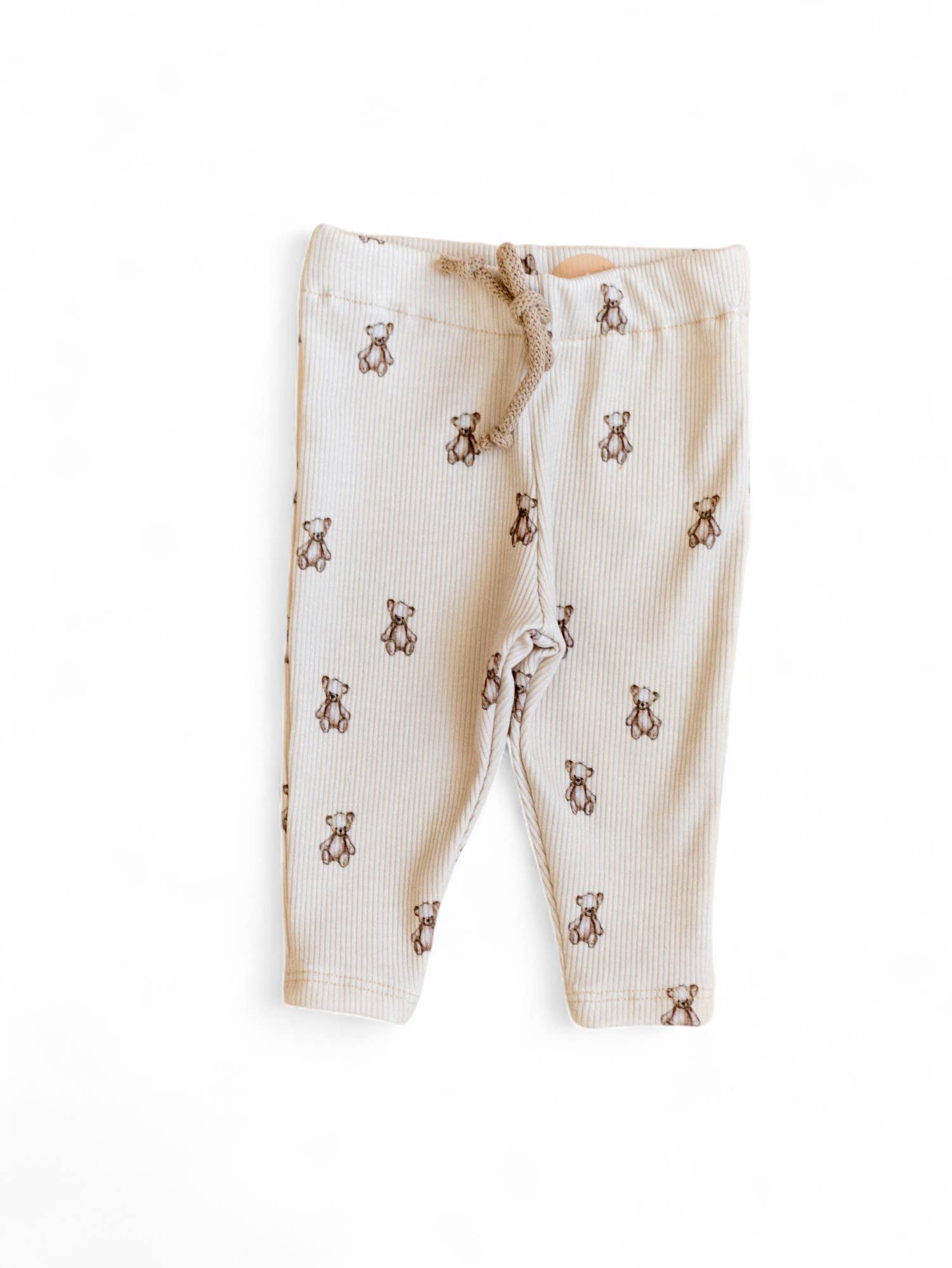 PETITE EvelinaApparel – wholesale Modeleggings – Barn – Ribbade leggings / Teddybjörn3