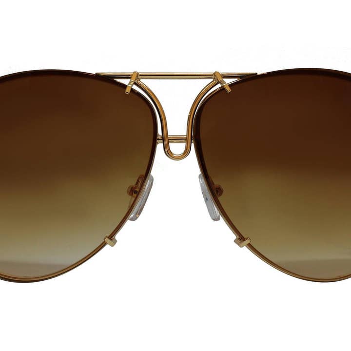 PORSCHA - Gradiente oro/tè per la vendita all'ingrosso da parte di SLOANE Eyewear