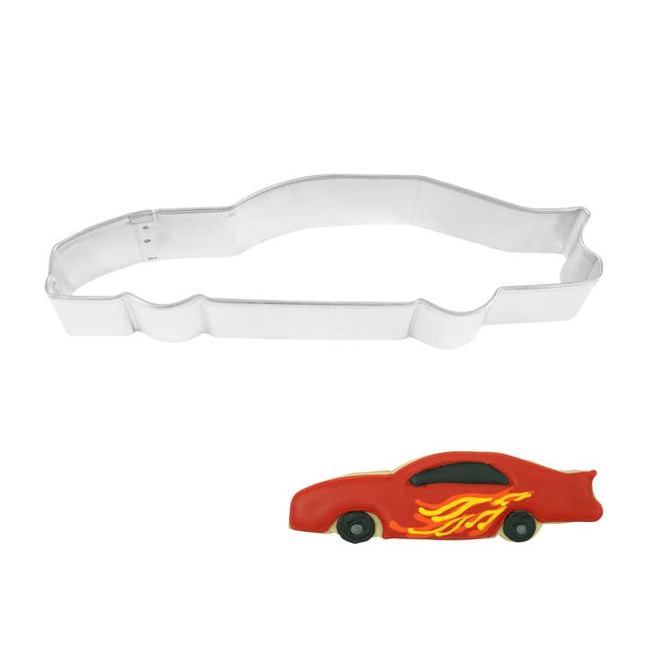 Race Car Cookie Cutter (5") for wholesale by R&M International
