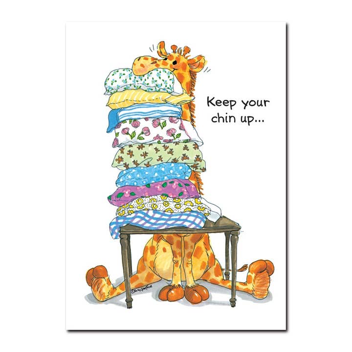 Mantenha o queixo erguido cartão de saudação Get Well por atacado de Suzy's Zoo Store
