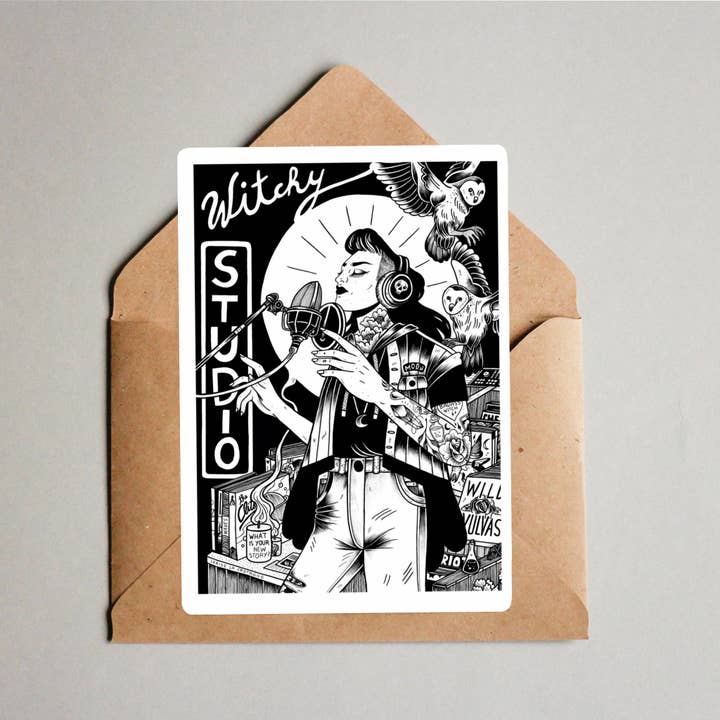 Postkarte - Wichy Studio für den Großhandel von Cerise la Castagne