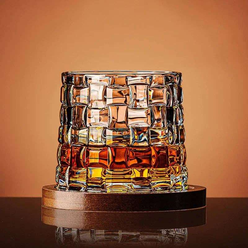 Kiyo Home - Vente Verres à cocktail/alcool - Verre à whisky rotatif | Verre à whisky | Verre à bourbon15