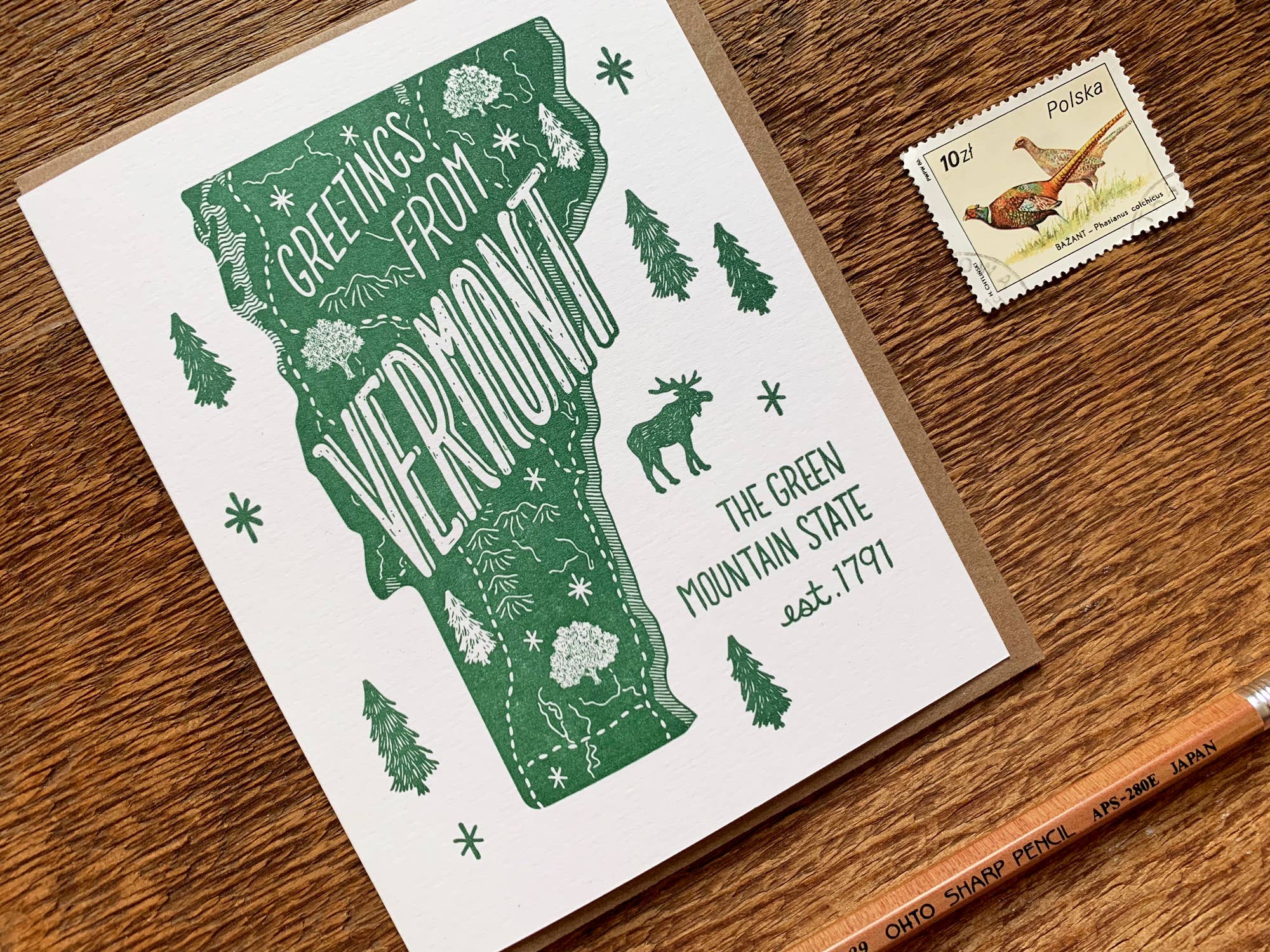 Noteworthy Paper & Press - Wholesale Season's Greetings Card - Vermont Card5