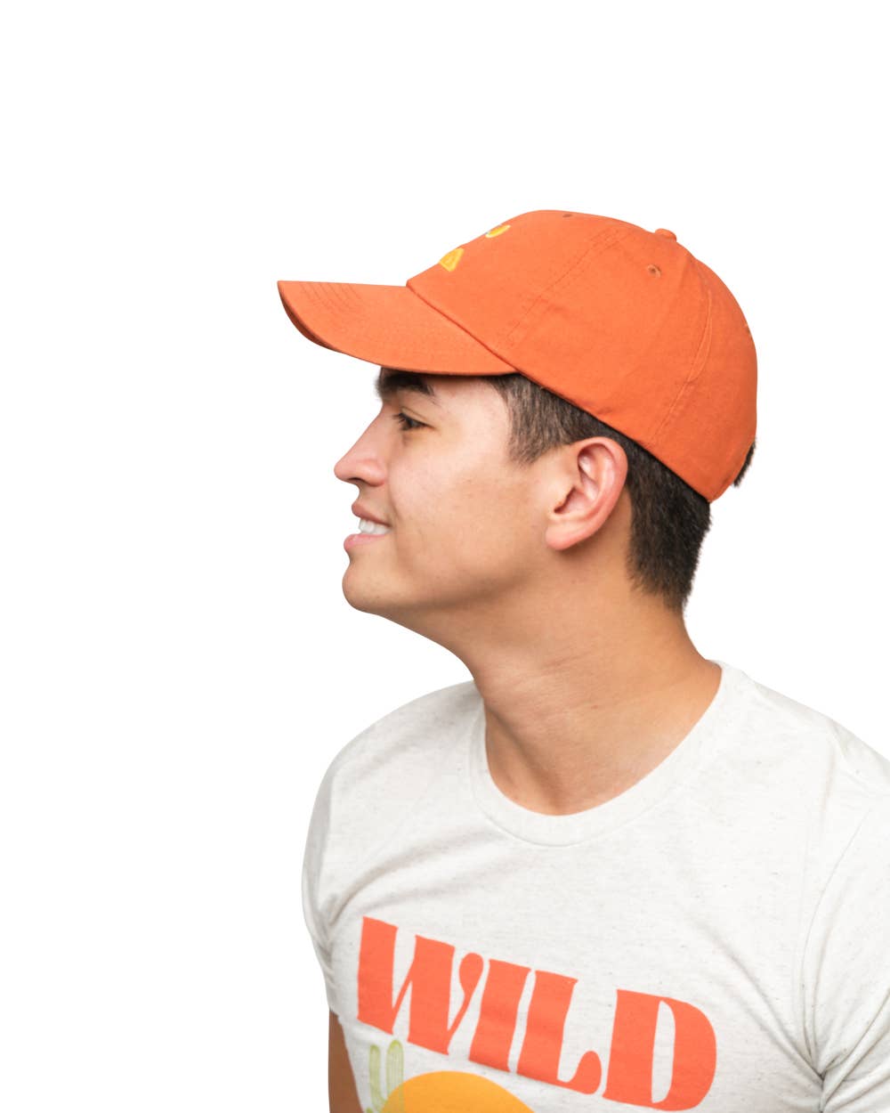 Keep Nature Wild - Vendita all'ingrosso Cappellino da baseball - Unisex - Cappello Lone Cactus Papà | Arancione bruciato3