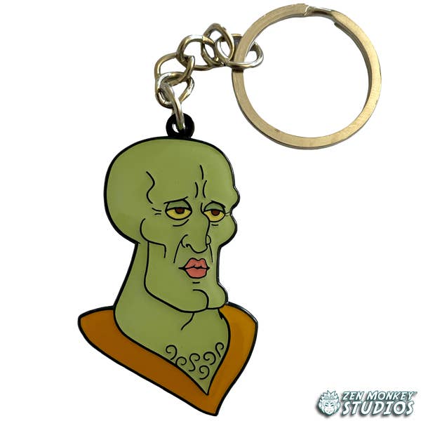 Handsome Squidward (Keychain Ver.) - SpongeBob SquarePants Enamel Pin for wholesale by Zen Monkey Studios