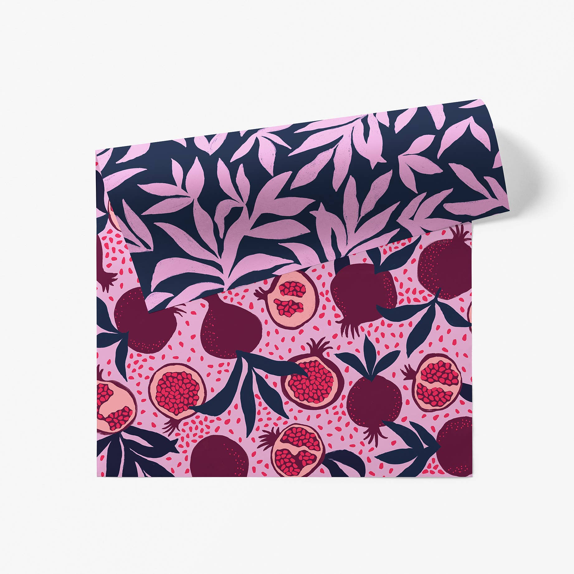 March Party Goods - Wholesale Flat Wrap - Winter Ruby Gift Wrap