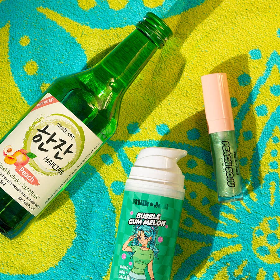 Milk Jelli - Vendita all'ingrosso Lozioni per mani e corpo - Bubble Gum Melon Y2K Anime - Crema mani e corpo1