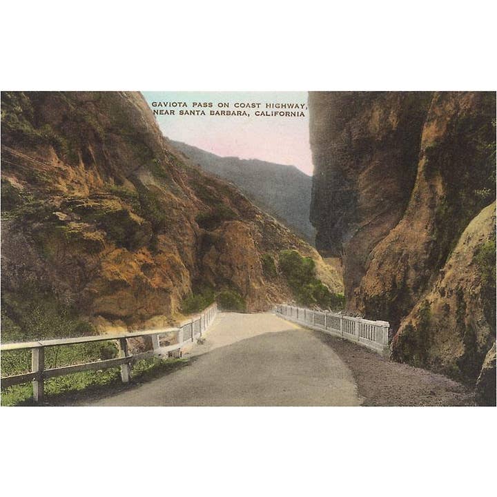 Found Image Press - Wholesale Sticker - Sticker SB-224 Gaviota Pass, Coast Highway