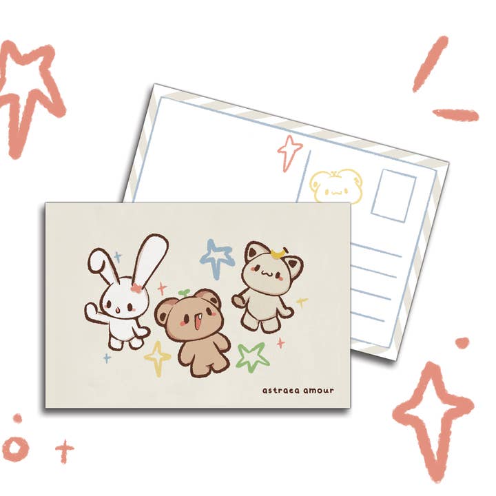 Best Buds Postcard for wholesale by Astraea Amour