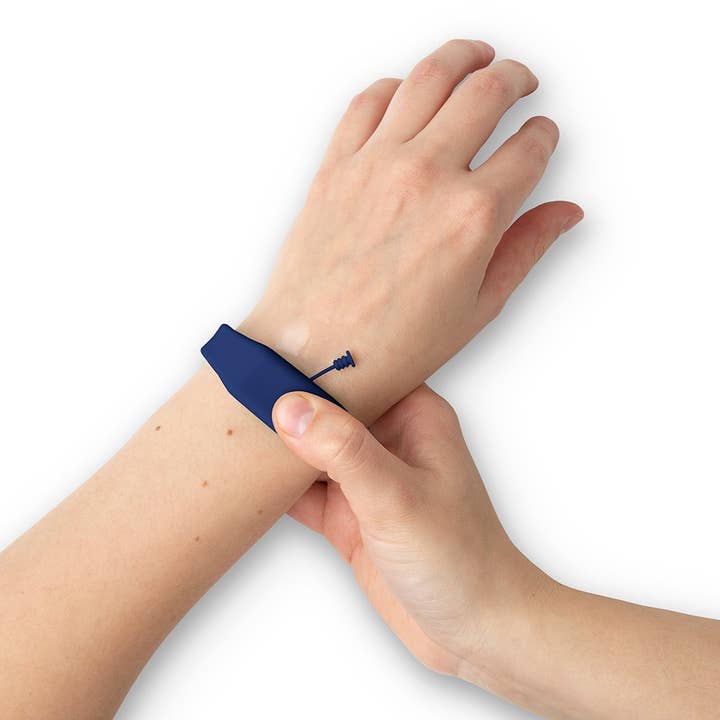 Weddingstar Inc. - Wholesale Hand Sanitizer - Wearable Silicone Hand Sanitizer Dispenser For Wrist- Blue3