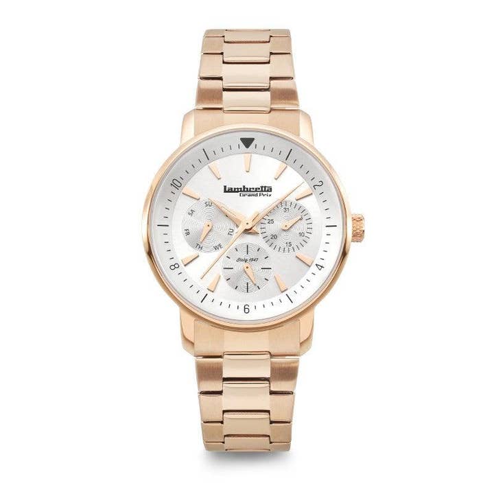 Bracelet Imola 36 en argent et or rose pour la vente par Lambretta Watches