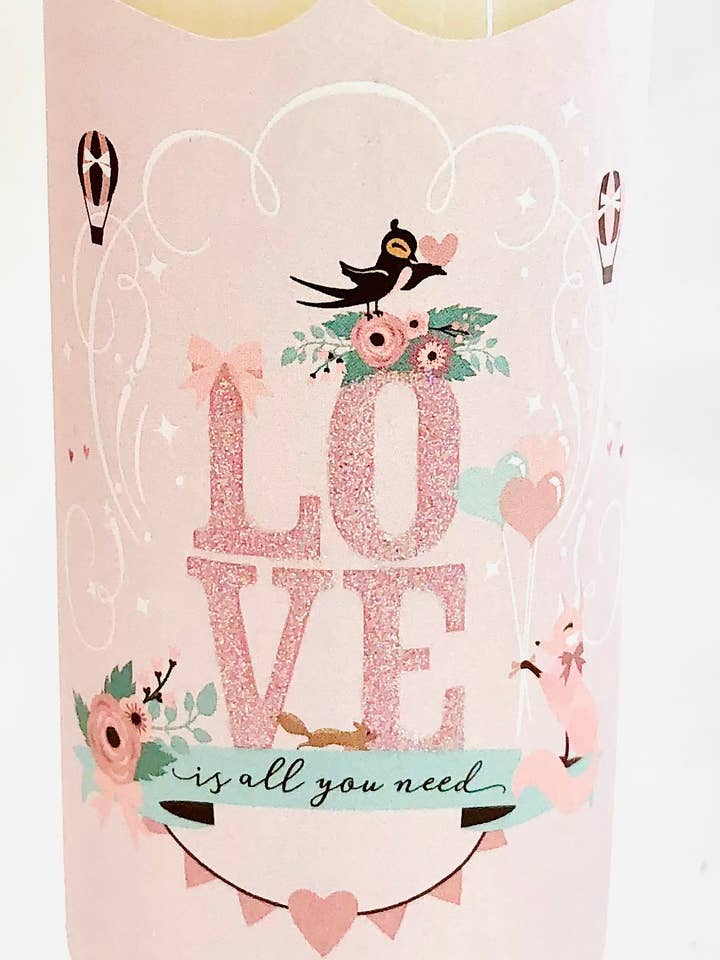 Vela 9oz. AMOR por atacado de Love & Luck Greetings