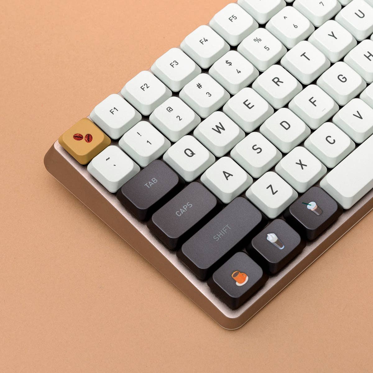 Azio - Wholesale Keyboard - Coffee Slim Keycaps2
