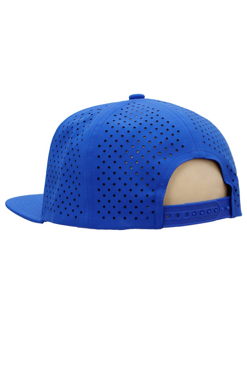 Cap Zone - Wholesale Flat Brim Cap - Unisex - Six Panel Flat Bill Perforated Snapback15