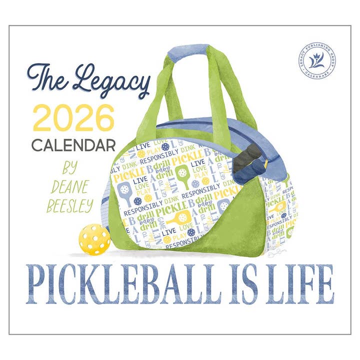 Calendario da Parete 2026: Il Pickleball è Vita per la vendita all'ingrosso da parte di Legacy