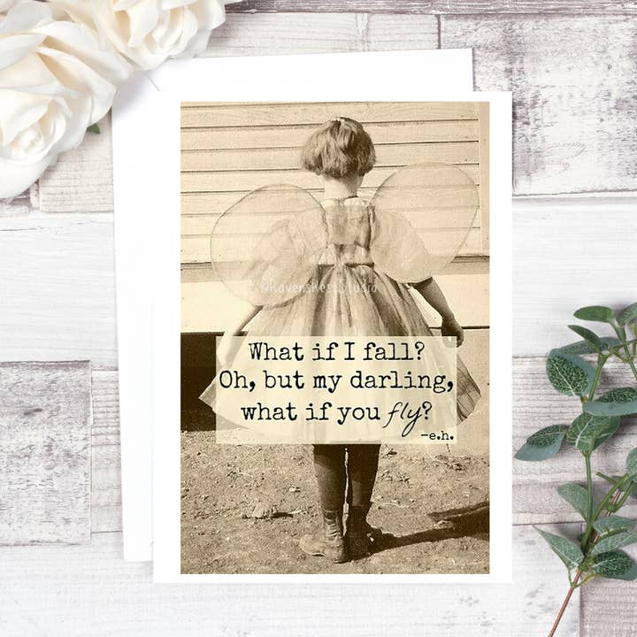 What If I Fall?... for wholesale by Raven's Rest Studio