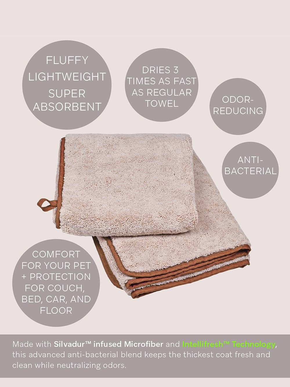 Petcode Paws - Wholesale Pet Towel - Cat/Dog - PETCODE PAWS PET FRESH TECH TOWEL AND BLANKET11