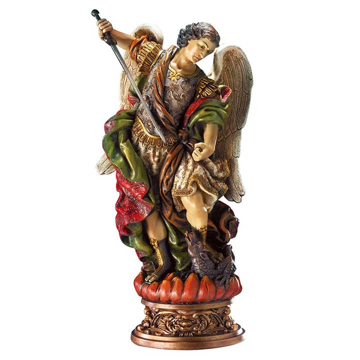 Sac Dev - St Michael Statue for wholesale by Christian Brands Catholic