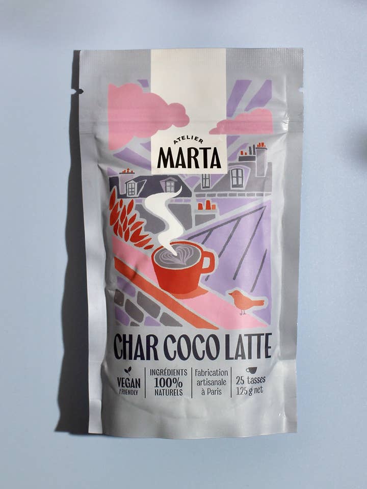 Char-coco Latte | purifie pour la vente par Atelier Marta