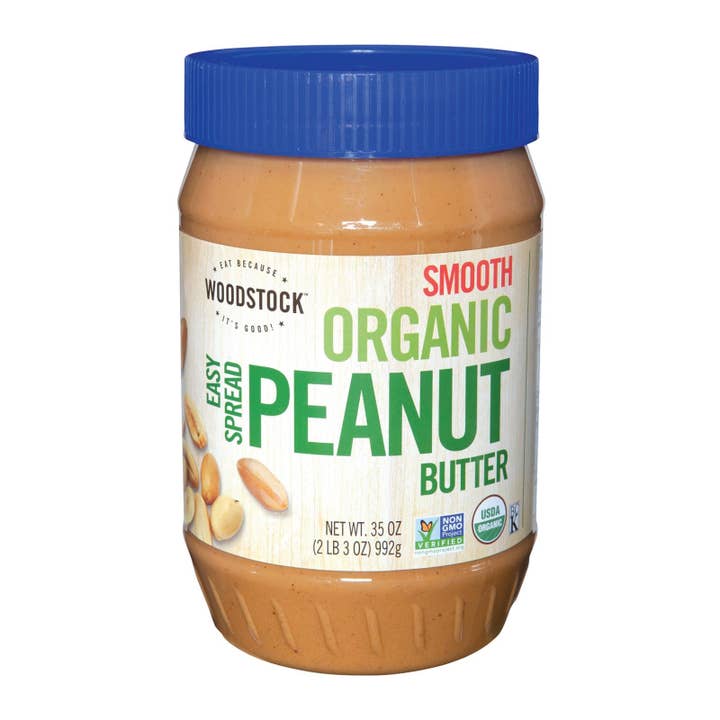 Everyday Supply Co - Wholesale Nut Butter - Woodstock Organic Smooth Peanut Butter - 12 Pack, 35 Oz